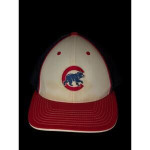 Chicago Cubs MLB Pacific Headwear Baseball Trucker Hat Fitted Size 7 3/8 To 8